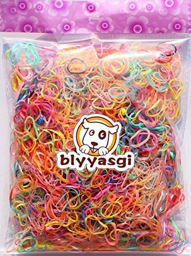Multi Candy Color Tpu Baby Girl's Kids Hair Holder Hair Tie Elastic Rubber Bands by blyyasgi