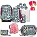 Produktbild Ergobag Pack ZauBärwald Schulrucksack-Set 6tlg + Sporttasche + Brustbeutel + Regenhaube Pink + Sicherheitsset Pink