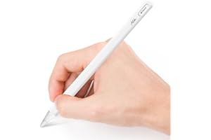 Articka Grip - Apple Pencil 2nd Generation Sleeve with Ultra-Thin Smooth Silicone Grip - Ergonomic Accessories Compatible with Magnetic Charging & Double Tap (Ultra White)