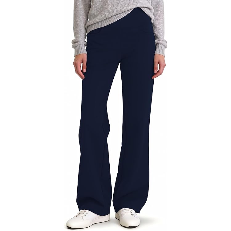 Safort Dames Bootcut Yogabroek Business Lange Flare Broek met 2 Zakken, Sportbroek Hoge Taille, Stretch Vrijetijds Joggingbroek Werkbroek Uitlopend, Wit, M Safort Dames Bootcut Yogabroek Business Lange Flare Broek met 2 Zakken, Sportbroek Hoge Taille, Stretch Vrijetijds Joggingbroek Werkbroek Uitlopend, Wit, M
