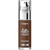 L'Oreal Paris Foundation True Match Liquid Foundation 10C Espresso with Hyaluronic Acid & SPF 17 30ml
