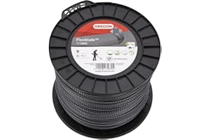 Oregon 111088E Gezahnter FlexiBlade-Mähfaden, 3,00 mm, 195 Meter-Spule