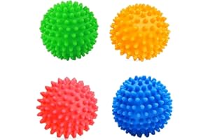 Bessy shop Dryer Balls for Laundry,4PCS Reusable Dryer Balls Tumble Laundry Wash Balls Eco Laundry Ball Solid Colorful Machine Washing Ball Plastic Tumber Dryer Balls Tumble Dryer Dryerballs