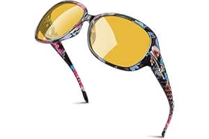 GQUEEN Gafas de Sol Mujer Grande Moda Polarizadas Clásicas Vintage Protección UV400 Conducción Gafas de Sol para Señoras