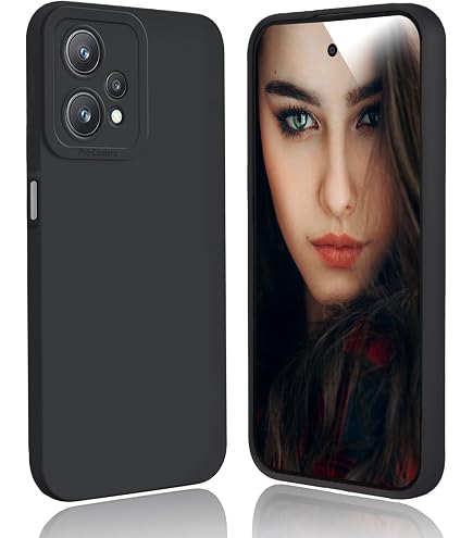 HAOYE Cover Per Realme 9 Pro / 9 5G Con Protezione Schermo Integrata, Custodia 2 Pezzi (TPU+PC) Antiurto, Trasparente E Nero - 2