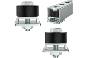 SKTREX Trolley Roller Wheels Limit Trolley Assembly Positioning for Unistrut Strut Channel with 1-5/8" Wide and All 1-5/8" or Taller Strut Channel Pack of 2