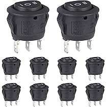 10 Interruttori A Bilanciere 12V - ON/OFF, 2 Pin, Per Auto, Barca, Moto - Foto 7