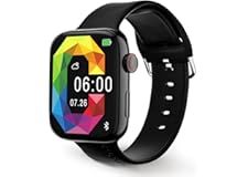 GIZMORE GizFit Star 1.85 IPS Large Display with Rotating Crown Controls| AI Voice Assistant | Bluetooth Calling Smartwatch