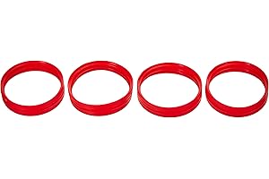 Zolux - 4 Anneaux connecteur pour Tube Rody Couleur Rouge. Taille ø 6 cm pour Rongeur. - ZO-206031