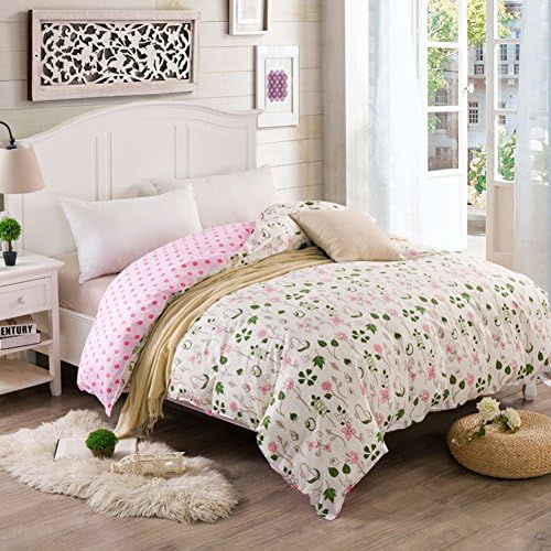 Duvet cover quilt cover quilt sets pure cotton duvet cover cotton quilt cover [quilt] student [dorm room] twin quilt and quilt cover-G 220x240cm(87x94inch)