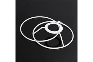 YIJOY Set Anello Paralume, Diametro 14Cm Lampada Circolare in Ferro Paralume Anello Telaio Kit Fai da Te Set 14 Cm