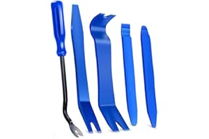 ‎MMOBIEL MMOBIEL Narzędzie do usuwania wykończenia samochodu, zestaw do automatycznego usuwania paneli drzwi samochodowych, elementów złącznych, listew, desek rozdzielczych i piast kół, 5 szt., łatwe usuwanie