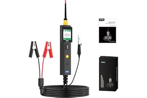 AUTOOL Automotive Circuit Tester Power Circuit Probe Tester Test Light Breaker Finder 0-70V AC DC Voltage Tester for 12V 24V Vehicle, with Voltmeter&Illumination, Component Activation/Continuity Test