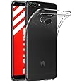 AICEK Cover Huawei P Smart, Cover Huawei P Smart Silicone Case Molle di TPU Trasparente Sottile Custodia per Huawei P Smart (