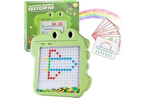 SHENGOU Tablica rysunkowa dla dzieci, do rysowania, prezenty dla dzieci, deska kreślarska z magnetycznymi kulkami i długopisem, magnetyczna tablica do rysowania, duże magnetyczne tablice rysunkowe