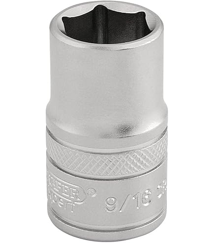 DRAPER Steckschlüsseleinsatz 1/5,1 Cm Vierkant – 6-kant, 2,5 Cm, Blau, Für Präzises Arbeiten