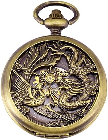 Carrie Hughes Steampunk Mechanical Pocket Watch and Chain WPK230