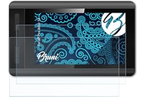 Bruni Screen Protector compatible with XP-PEN Artist 12 Protector Film, crystal clear Protective Film (2X)