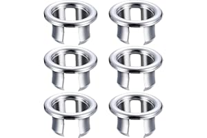 AONAT 6 sztuk uniwersalnych pokrywek przelewowych do umywalki, dekoracyjna, do kuchni, łazienki, do otworów, części zamienne