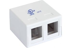 INTELLINET Prises murales pour 2 keystone