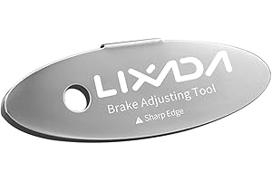 Lixada 1/2 Pcs VTT Plaquettes de Frein à Disque Outil de réglage de vélo Coussinets de Fixation Assistant Plaquettes de Frein Rotor d'alignement Outils Spacer Kit de réparation pour vélo