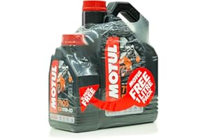 Motul Oil & Lubricant 7100 10w40 4T 100% Synthetic (4L+1L Free)
