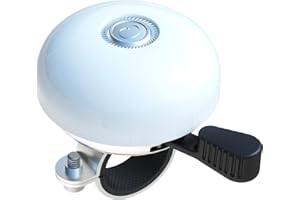 Greallthy Timbre de Bicicleta Retro y Robusto, Ruidoso para Bicicleta, Bonito Color, Resistente a la corrosión e Impermeable para manillares de 22,2 a 28,6 mm.