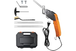 HYPEJET 200W Eléctrico Cortador Poliestireno con Refrigeración por Aire, Cortador de Espuma con 2 Cuchilla, para Poliestireno, EPS, EPP, EVA, KT Board