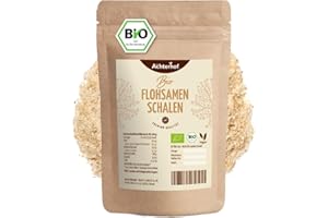 ‎VOM-ACHTERHOF Flohsamenschalen BIO 1000g | grob vermahlen | reich an Ballaststoffen | der ayurvedische Allrounder | zum Backen und Kochen | aus kontrolliert biologischem Anbau | Achterhof