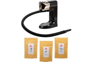 BWAY Fumoir Portable - Pistolet à Fumer pour Fumoir à Froid - Gratuit 3 sciures pour fumoir, Pistolet à Fumer Portable, Pipe Fumage Professionnel idéal pour Fumoir Viande, Poisson, Boisson