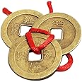Numeroastro Feng Shui Lucky Coins For Wealth & Good Luck (Set Of 3) (1 Pc) - (2.5 Cms)