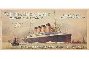 THE MEMORABILIA PACK CO. Olympic & Titanic White Star Line Replica Advertising Booklet - 20 Page Reproduction Leaflet