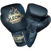 Leon Blade Training Boks, Kick Boks ve Muay Thai Eldiveni Siyah