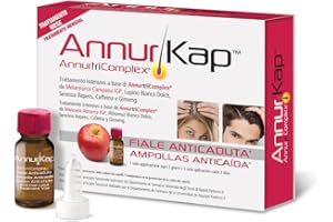 Annurkap FIALE ANTICADUTA TRATTAMENTO MESE INTENSIVO FORTIFICANTE – ENERGIZZANTE Confezione per 1 mese di trattamento: 10 fiale monodose da 8 ml