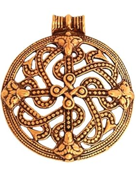 Anhänger Wikinger Kreuz aus Bronze Kettenanhänger LARP Ritter Wikinger Mittelalter
