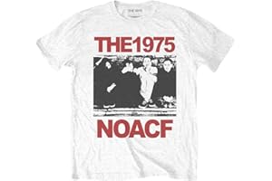 Rockoff Trade The 1975 T Shirt Noacf Band Logo Nouveau Officiel Homme Blanc