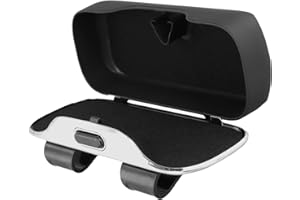 Niceminiwall Car Sun Visor Glasses Case Multi-function Sunglasses Box Sun Visor Buckle Holder Clip Storage Box Bill Card Organizer Mount With Ticket Card Clip- Apply To All Car Models(Black)