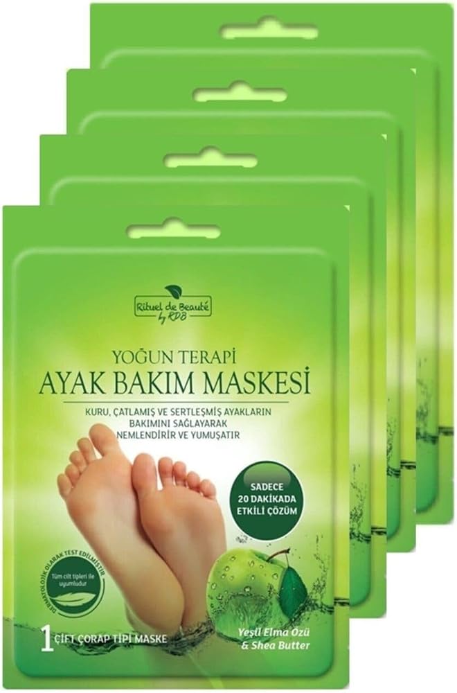 Rituel De Beaute Yoğun Terapi Ayak Bakım Maskesi 4 Adet Set, 880954119181991