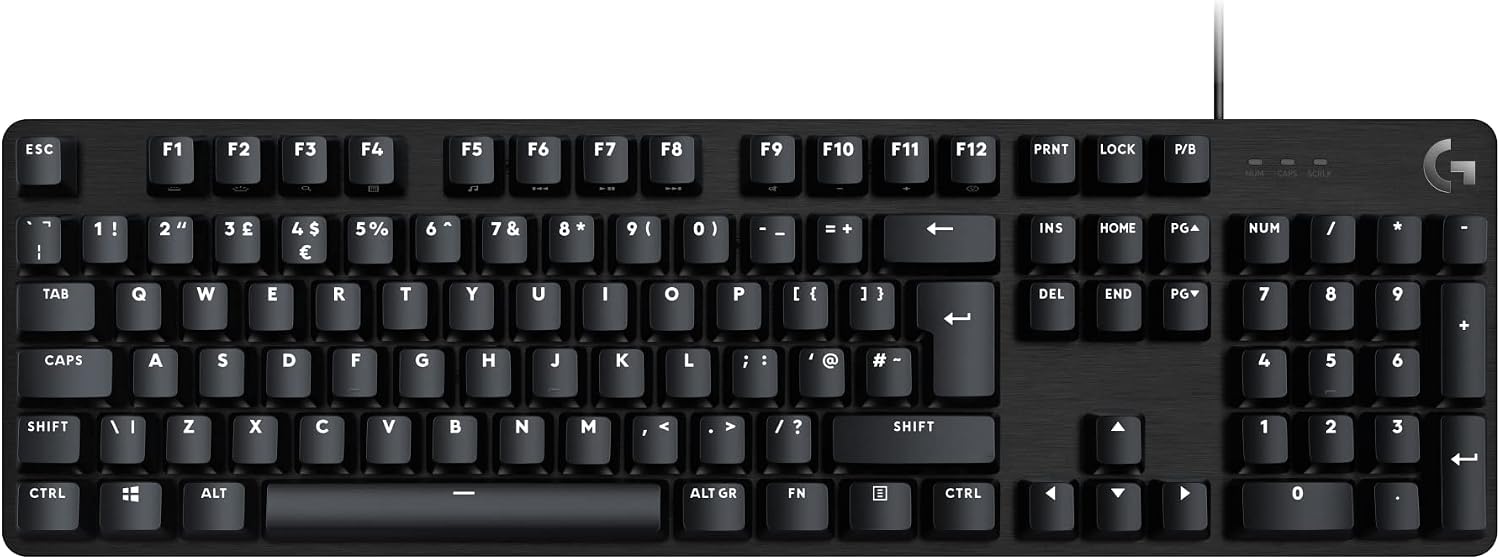 Logitech G G413 SE Full-Size Mechanical Gaming Keyboard - Backlit Keyboard with Tactile Mechanical Switches, Anti-Ghosting, C