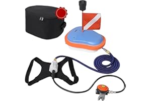 DGLUYUDV Rechargeable Scuba Diving System Set, Airline Approved tankless diving system with Hose, Diving Breathing Regulator, Replaceable battery Scuba Diving System for Recreational Diving,40mins