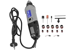 ZERODIS 400W Die Grinder Elettrico Robusto Power Drill Grinder Kit Utensili Rotanti con Controllo Velocità Variabile per Intaglio Taglio Macinazione Affettare lucidatura Punzonatura Spina UE 220V