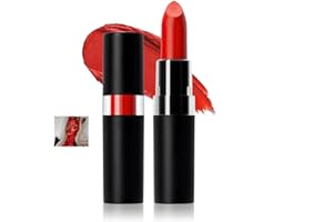 GENERIC Professional Face & Body Paint Stick Kit - Cream Blend Makeup Stick Rainbow Matte Lipstick with Glitter Safe, Long-Lasting SFX for Halloween, Sports, Theater, Festival, Party Cosplay (Red)