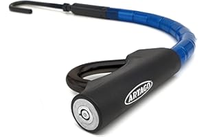 ARTAGO 880 Antirrobo Coche, Alta Gama, Barra Volante Pedal Flexible, Cable Acero Blindado Articulado, Bloqueo Basculante Carradura Alta Seguridad, Cepo Coche Ajustable Universal Auto SUV Camper