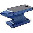 KATSU Blacksmith's Anvil 3LB 1.35KG Cast Iron Anvil with Single Horn for Metalwork Bodyshop Jewllery Making Welding Workshop 40245003