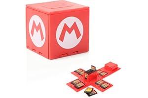 doepeBAE Custodia Giochi Switch per 16 Cartucce – Scatola Compatta con Apertura Rapida a Pulsante – Antiurto e Portatile (A2)