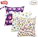 Produktbild 3 Pack Baby Wet and Dry Cloth Diaper Bags Waterproof Reusable with Zippered Pockets,11"x 11.8",Animals Animal4 3 Pack