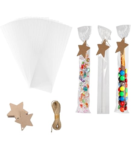 Bustine Trasparenti Richiudibili HVDHYY - 200 Pezzi, 70x100 Mm, Per Alimenti E Gioielli - Foto 5