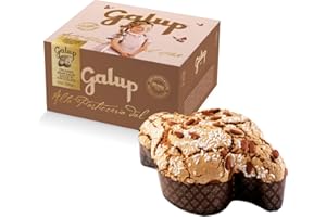 Galup Colomba Pasquale, con Gocce di Cioccolato Fondente, senza agrumi canditi, Colomba Artigianale, Ricoperta da Glassa alle Nocciole - 750 g