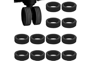 ENIYOU 12 Piezas Funda Protectora para Ruedas De Equipaje Funda Protectora Ruedas Equipaje Protector Ruedas Equipaje Ruedas Maleta Protector Funda Maleta Protector Ruedas para Maletas De Viaje Protector
