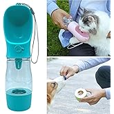 Buffer Mama Hazneli Evcil Hayvan Suluğu, Seyahat Kabı, Taşınabilir, Kilitlenebilir, Su Sızdırmaz, 380 ml